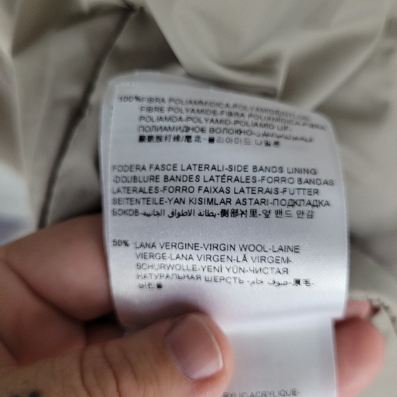 HENRY COTTON'S | knit ruffle detail belted zip puffer trench coat - Picture 16 of 16